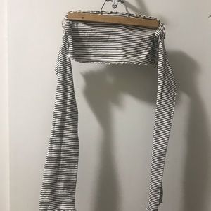 Urban Outfitters Stripped Bandeau Top